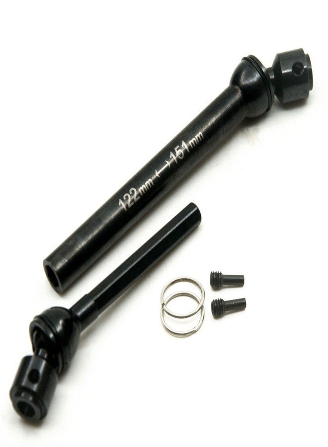 QUE-T 2 Pcs Steel 122-151mm Drive Shafts for 1/10 Axial Wraith/SCX10/Dingo/D90 RC Crawler Car (122MM-151MM) - Image 5